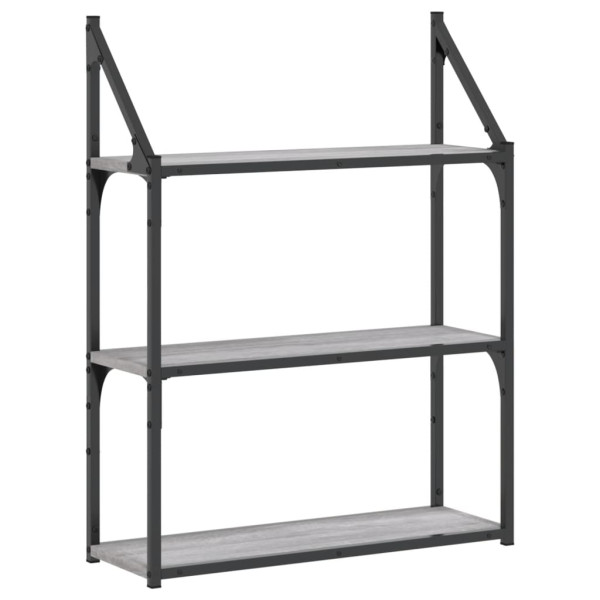 VidaXL Regał ścienny z 3 półkami 60x21x78,5 cm 189851