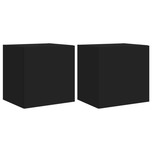 VidaXL Ścienne szafki TV z LED 2 szt 381404