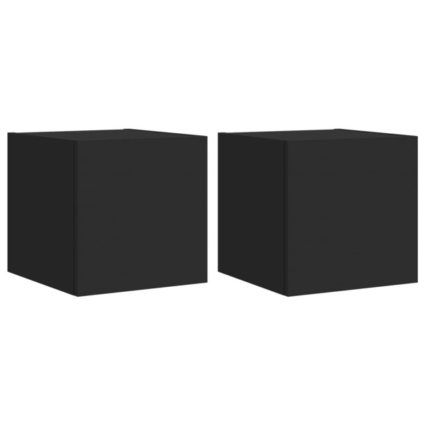 VidaXL Ścienne szafki TV z LED 2 szt 381413