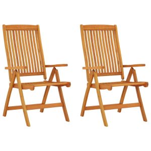 VidaXL Składane krzesło ogrodowe Brąz Drewno 372165 VidaXL Składane krzesło ogrodowe Brąz Drewno 372165