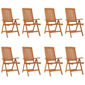 VidaXL Składane krzesło ogrodowe Brąz Drewno 372204 VidaXL Składane krzesło ogrodowe Brąz Drewno 372204