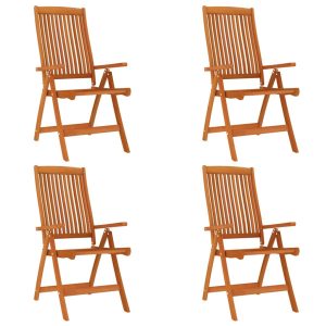 VidaXL Składane krzesło ogrodowe Brąz Drewno 372161 VidaXL Składane krzesło ogrodowe Brąz Drewno 372161