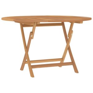 VidaXL Składany stół ogrodowy Ø 120×75 cm 371640