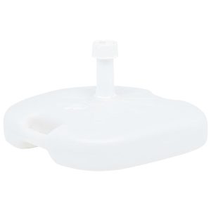 VidaXL Stojak pod parasol Biały Z tworzywa sztucznego 287565 VidaXL Stojak pod parasol Biały Z tworzywa sztucznego 287565