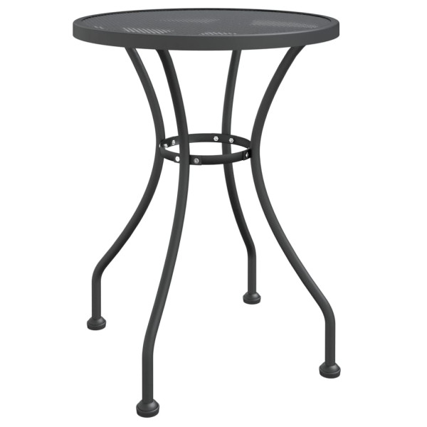 VidaXL Stół ogrodowy Antracyt Ø 60 x 72 cm Metal 406617