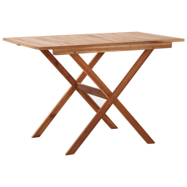 VidaXL Stół ogrodowy Brąz 110 x 67 x 74 cm Technorattan 371643
