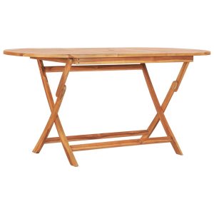 VidaXL Stół ogrodowy Brąz Drewno 371652 VidaXL Stół ogrodowy Brąz Drewno 371652