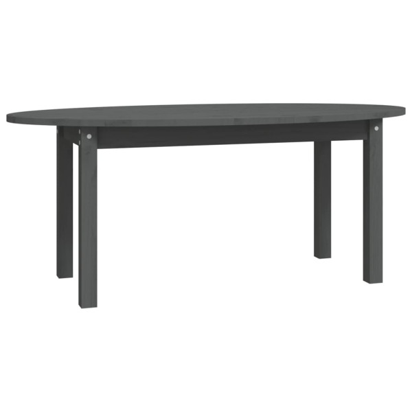 VidaXL Stolik kawowy szary lite drewno sosnowe 409697