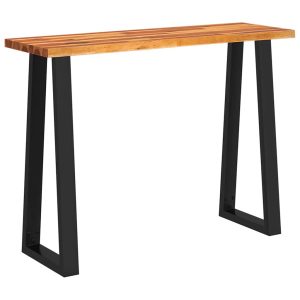 VidaXL stolik konsolowy Brąz 110 x 35 x 80 cm Drewno 470534 VidaXL stolik konsolowy Brąz 110 x 35 x 80 cm Drewno 470534