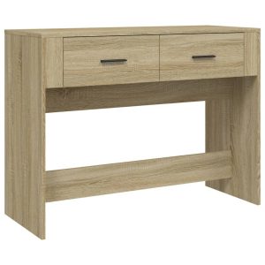 VidaXL Stolik konsolowy dąb sonoma 376469 VidaXL Stolik konsolowy dąb sonoma 376469