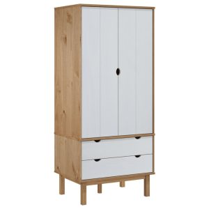 VidaXL Szafa OTTA brązowo-biala 406967 VidaXL Szafa OTTA brązowo-biala 406967