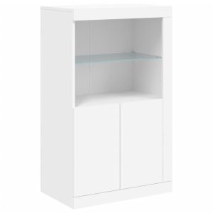 VidaXL Szafka boczna z LED 317815 VidaXL Szafka boczna z LED 317815