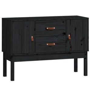 VidaXL Szafka czarna 110x40x78 cm 188834 VidaXL Szafka czarna 110x40x78 cm 188834