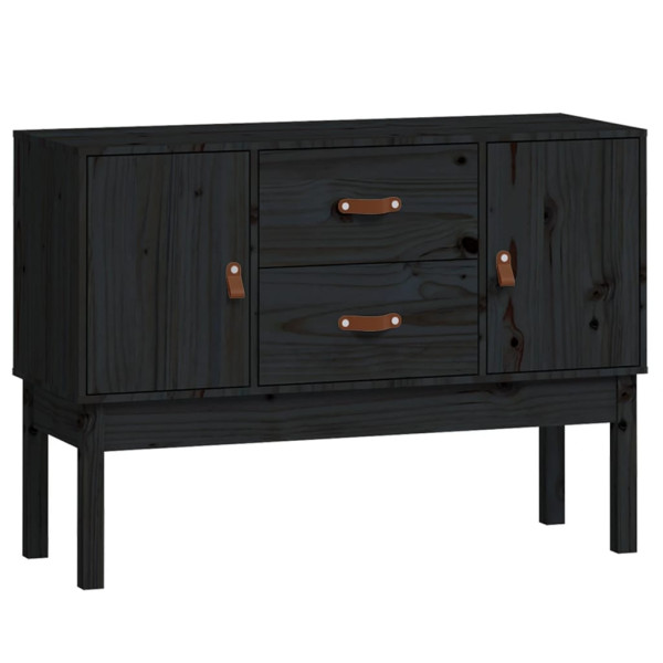 VidaXL Szafka czarna 110x40x78 cm 188834