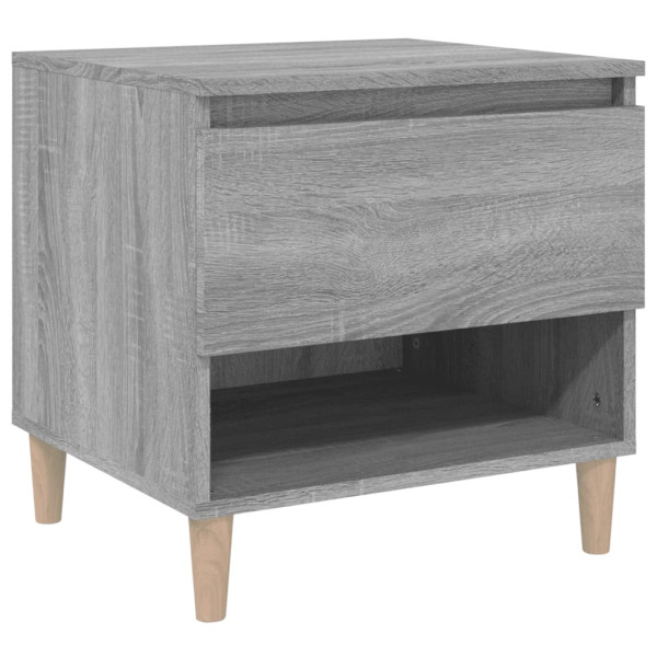 VidaXL Szafka nocna szary 50x46x50 cm 319425