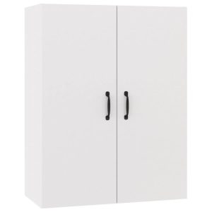 VidaXL Szafka wisząca biała 69,5x34x90 cm 320611 VidaXL Szafka wisząca biała 69,5x34x90 cm 320611