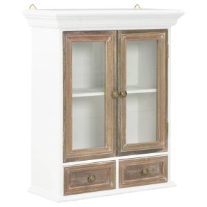 VidaXL Szafka wisząca Biały Materiał drewnopochodny 371845 VidaXL Szafka wisząca Biały Materiał drewnopochodny 371845