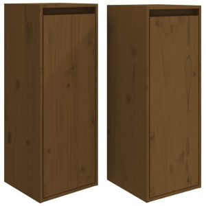 VidaXL Szafka wisząca Brąz Drewno 126607 VidaXL Szafka wisząca Brąz Drewno 126607