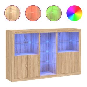 VidaXL Szafka z oświetleniem LED 409684 VidaXL Szafka z oświetleniem LED 409684