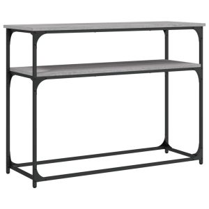 VidaXL Szary 100 x 35.5 x 75 cm Materiał drewnopochodny 376649