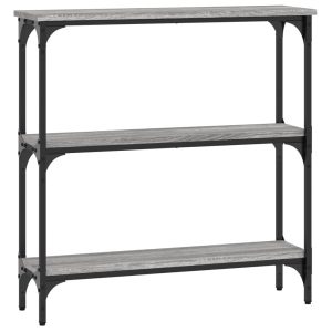 VidaXL Szary 75 x 22.5 x 75 cm Materiał drewnopochodny 376635