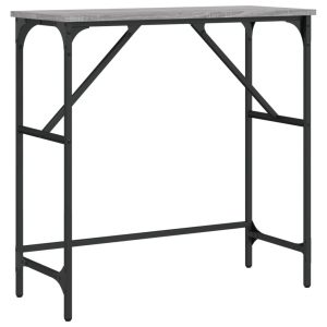VidaXL Szary 75 x 32 x 75 cm Materiał drewnopochodny 376636