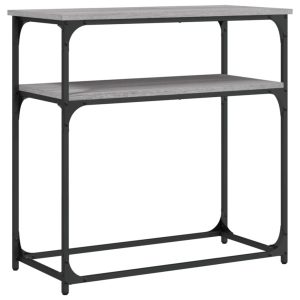 VidaXL Szary 75 x 35.5 x 75 cm Materiał drewnopochodny 376629