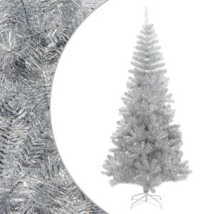 VidaXL Sztuczna choinka Srebrny 240 x 120 cm 399195 VidaXL Sztuczna choinka Srebrny 240 x 120 cm 399195