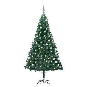 VidaXL Sztuczna choinka Zielony 150 x 80 cm 375232 VidaXL Sztuczna choinka Zielony 150 x 80 cm 375232