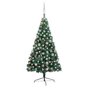 VidaXL Sztuczna choinka Zielony 150 x 95 cm 375164 VidaXL Sztuczna choinka Zielony 150 x 95 cm 375164