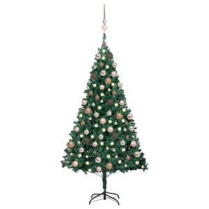 VidaXL Sztuczna choinka Zielony 180 x 95 cm 375110 VidaXL Sztuczna choinka Zielony 180 x 95 cm 375110