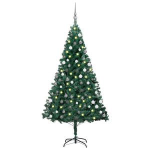VidaXL Sztuczna choinka Zielony 180 x 95 cm 375118 VidaXL Sztuczna choinka Zielony 180 x 95 cm 375118