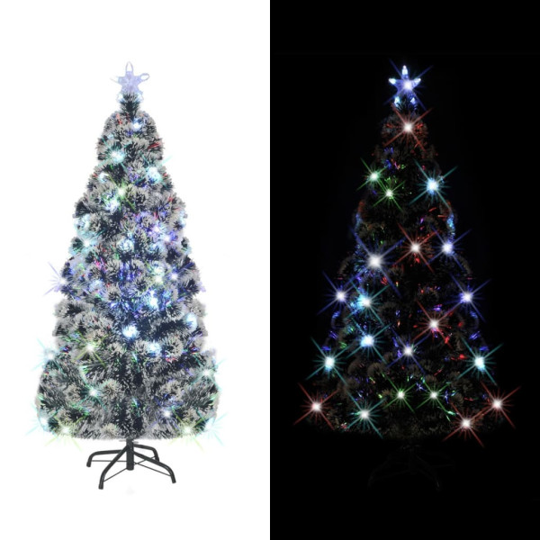 VidaXL Sztuczna choinka Zielony 210 x 105 cm 399427