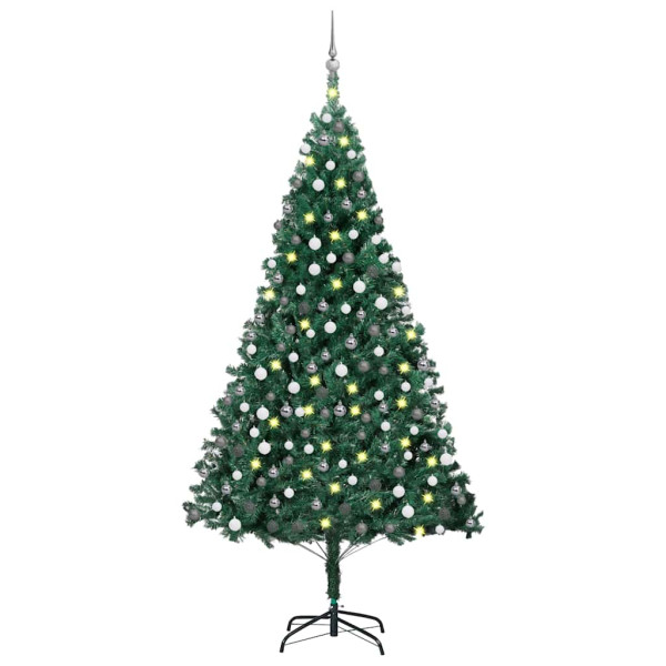 VidaXL Sztuczna choinka Zielony 210 x 110 cm 375137