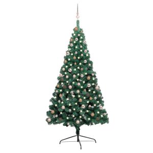 VidaXL Sztuczna choinka Zielony 210 x 120 cm 375187