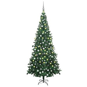 VidaXL Sztuczna choinka Zielony 240 x 120 cm 375197