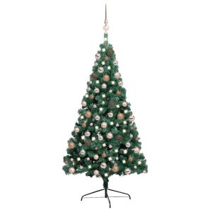 VidaXL Sztuczna choinka Zielony 240 x 125 cm 375210