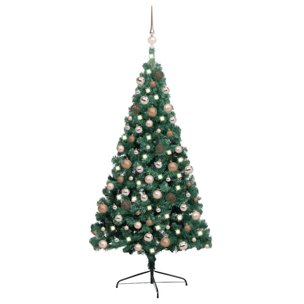VidaXL Sztuczna choinka Zielony 240 x 125 cm 375210