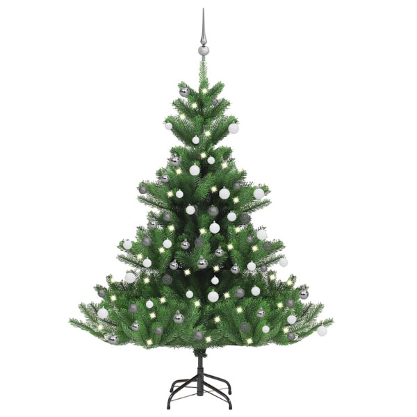 VidaXL Sztuczne choinki Zielony 150 x 120 cm 379138