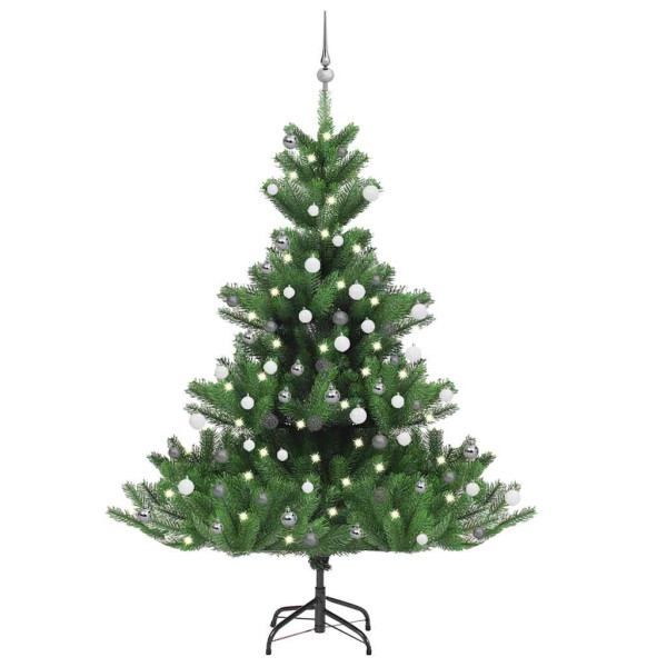 VidaXL Sztuczne choinki Zielony 180 x 144 cm 379099