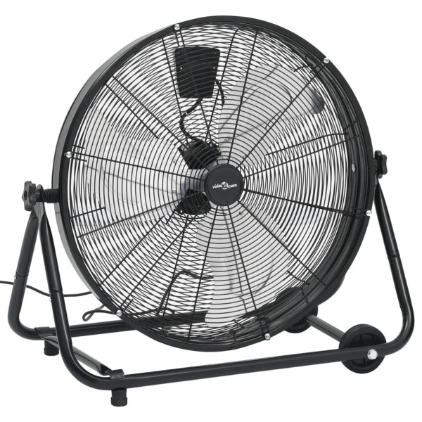 VidaXL Wentylator bębnowy Czarny Stal 230601