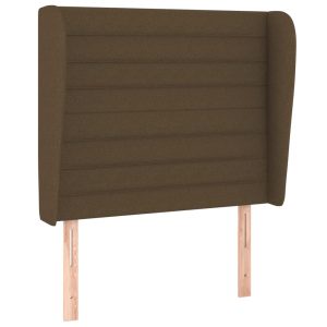 VidaXL wezgłowie Brąz 93 x 23 x 118/128 cm Tkanina 379768 VidaXL wezgłowie Brąz 93 x 23 x 118/128 cm Tkanina 379768
