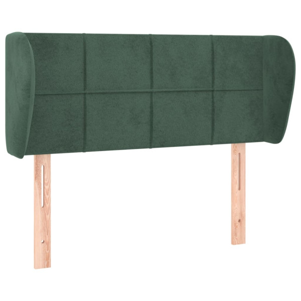 VidaXL wezgłowie Zielony 83 x 23 x 78/88 cm Aksamit 380080