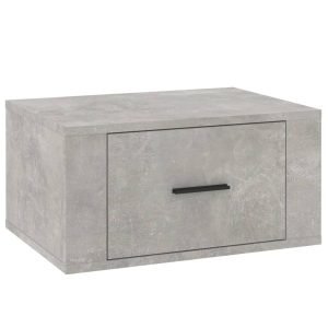 VidaXL Wisząca szafka nocna szarość betonu 50x36x25 cm 135169 VidaXL Wisząca szafka nocna szarość betonu 50x36x25 cm 135169