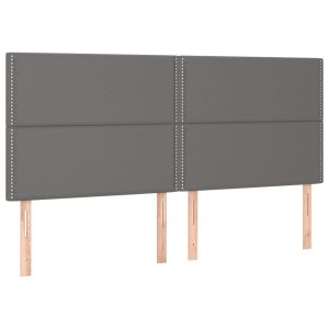 VidaXL Zagłówek do łóżka szary 380965 VidaXL Zagłówek do łóżka szary 380965