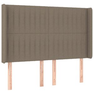 VidaXL Zagłówek do łóżka z LED taupe 380895 VidaXL Zagłówek do łóżka z LED taupe 380895