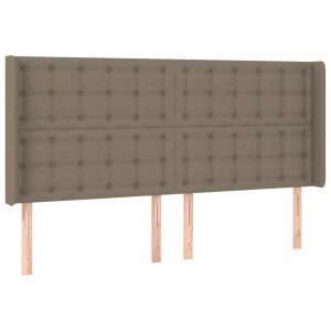 VidaXL Zagłówek do łóżka z LED taupe 380979 VidaXL Zagłówek do łóżka z LED taupe 380979