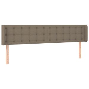 VidaXL Zagłówek do łóżka z LED taupe 380981 VidaXL Zagłówek do łóżka z LED taupe 380981