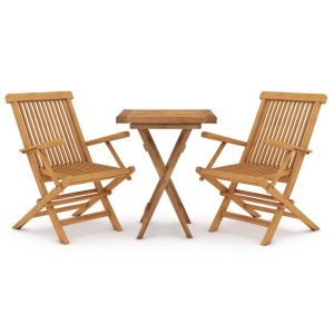 VidaXL Zestaw mebli ogrodowych Brąz Drewno 371862 VidaXL Zestaw mebli ogrodowych Brąz Drewno 371862