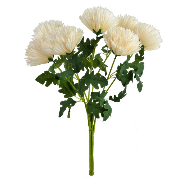 VIRIDIS Kwiat sztuczny Bukiet 7 Chryzantem h57cm 742991